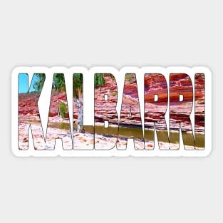 KALBARRI - National Park Western Australia Sticker